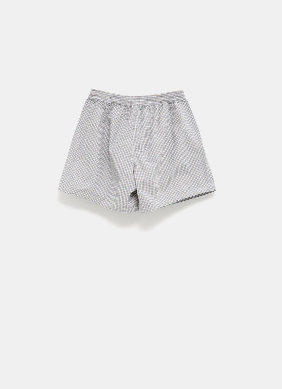 Unisex Light Check Boxer Shorts