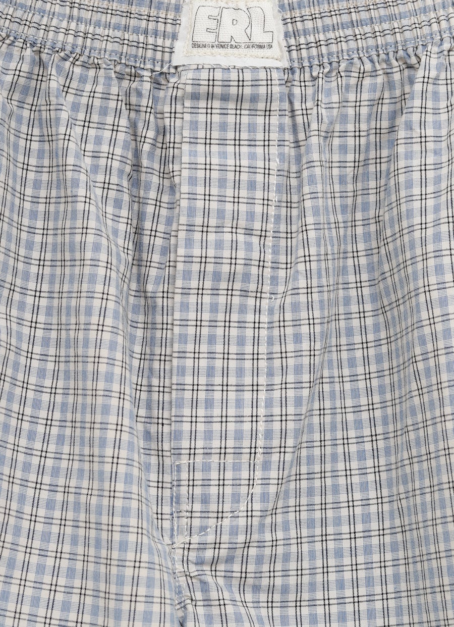 Unisex Light Check Boxer Shorts