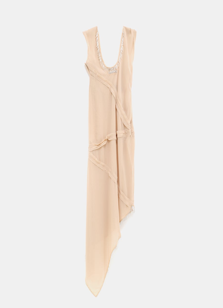 Georgette Draped Midi Dress