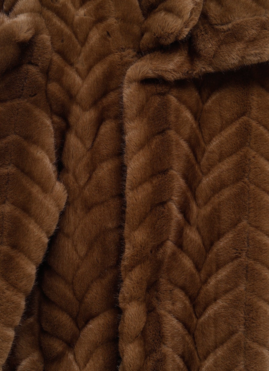 Faux Fur Maxi Coat