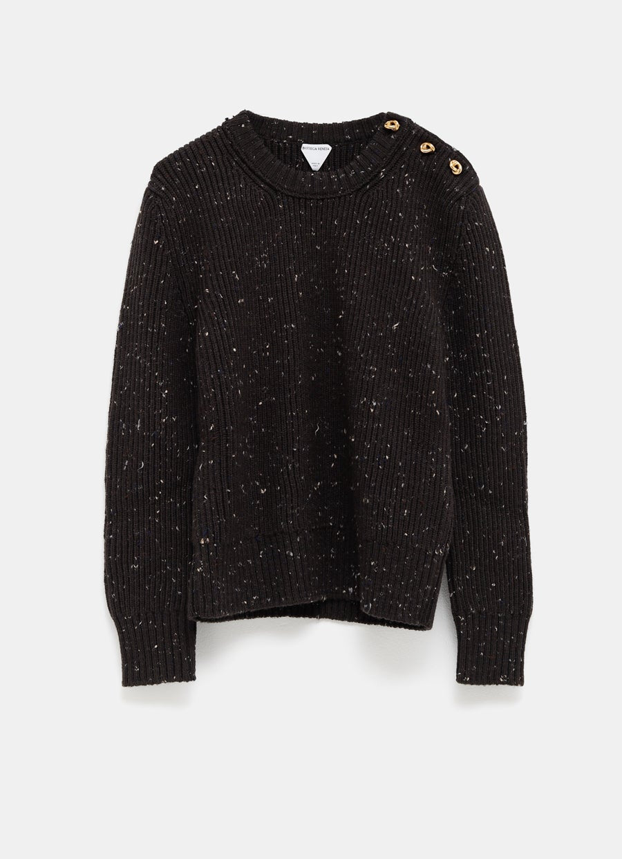 Knot Rib-knit Sweater