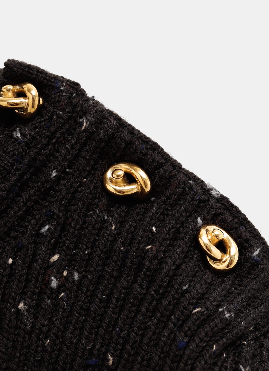 Knot Rib-knit Sweater