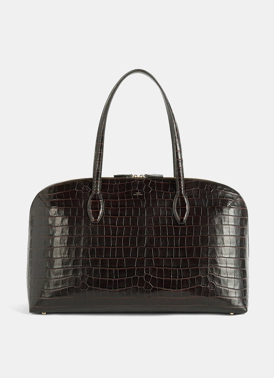 Croc-Embossed Day Tote