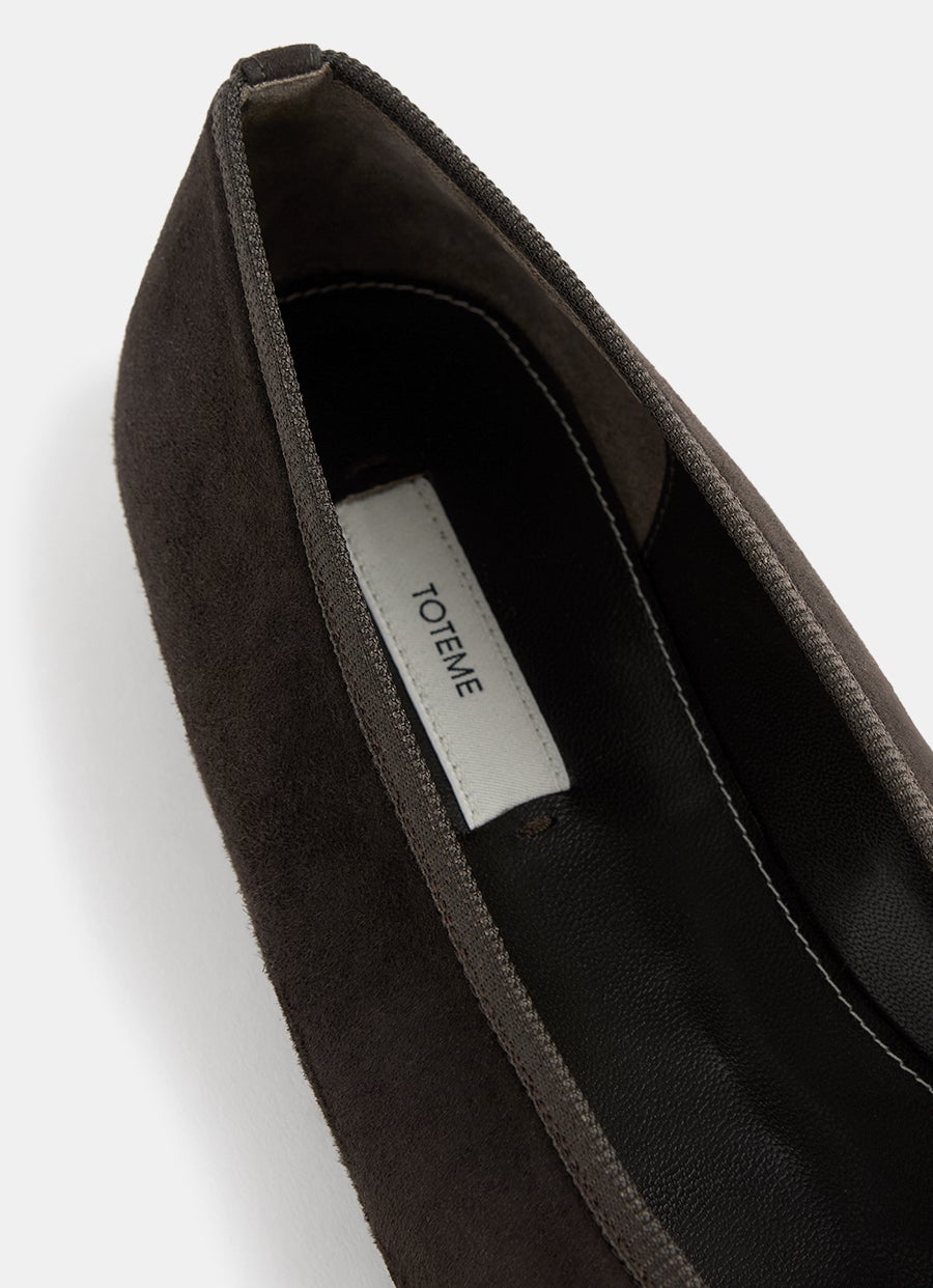 Minimalist Suede Ballerina