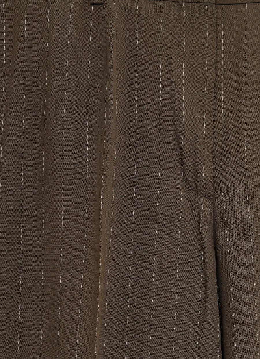 Wide Pinstriped Trousers