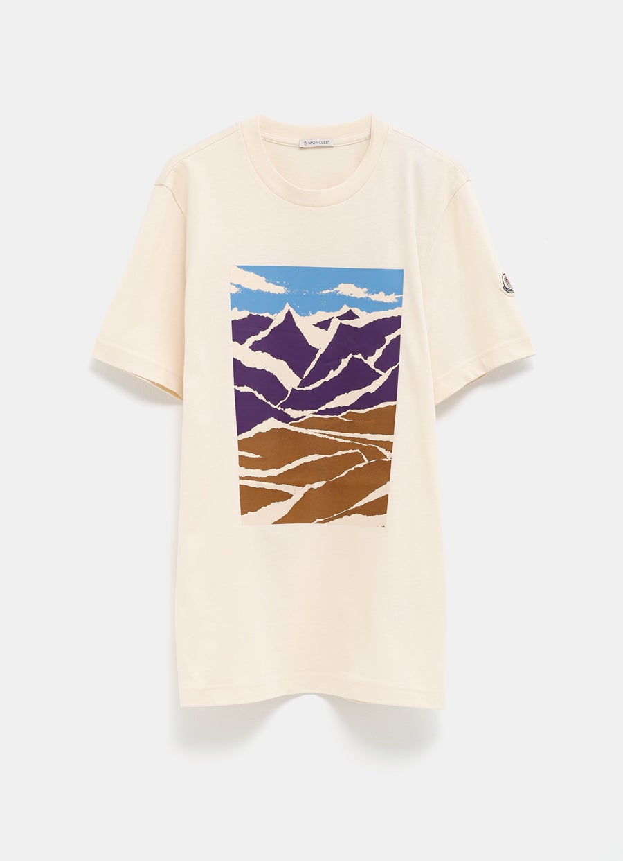 Mountain Print T-shirt for Men