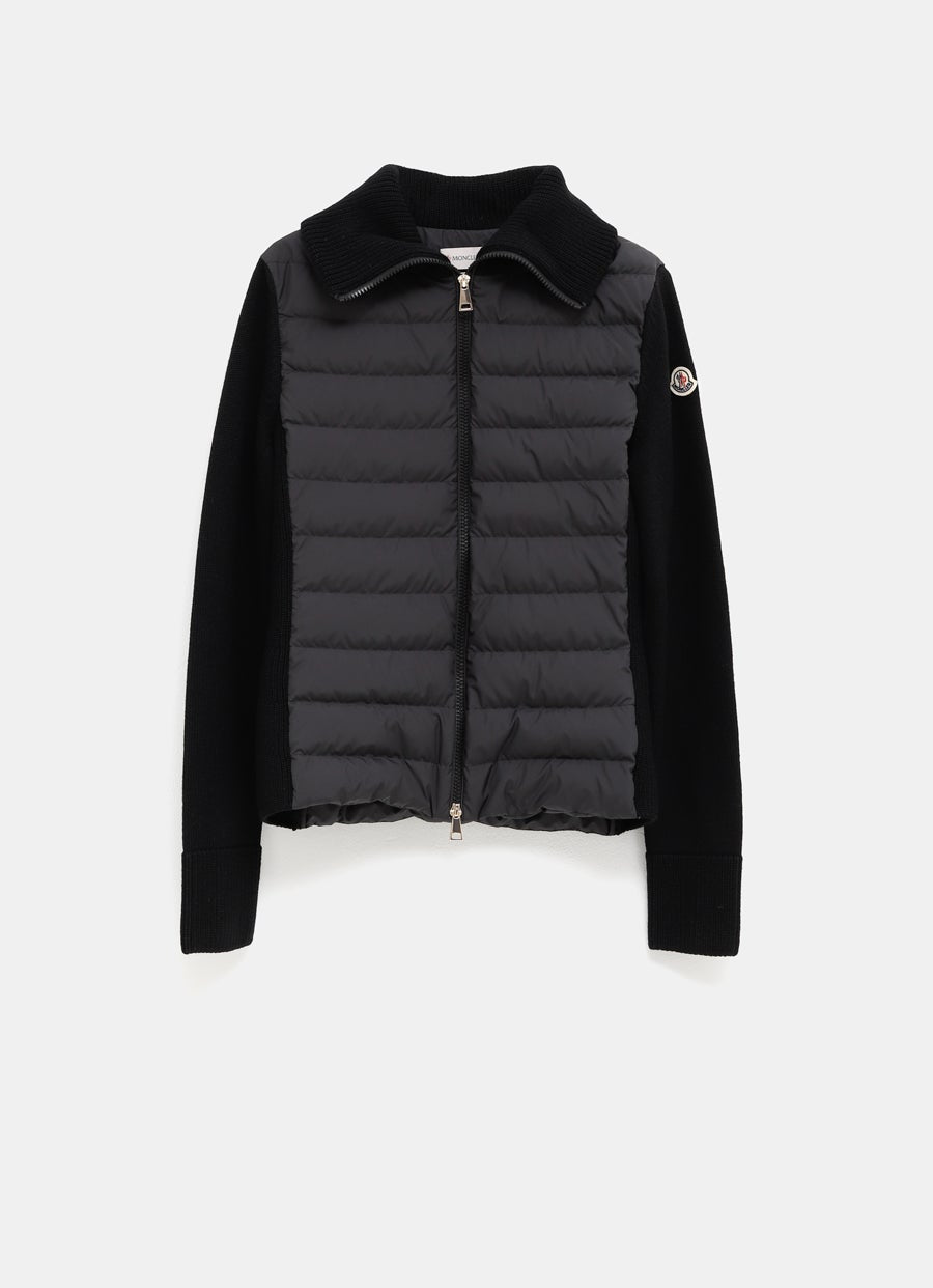 Padded Wool Cardigan for Women