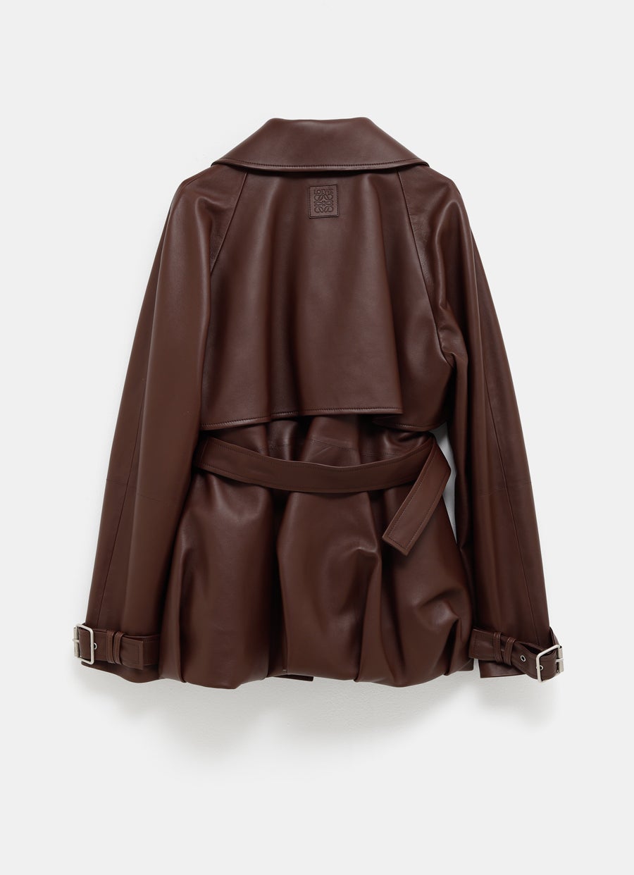 Balloon Leather Jacket for Women