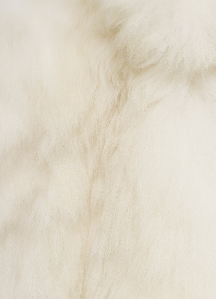 Lambskin Shearling Cropped Jacket
