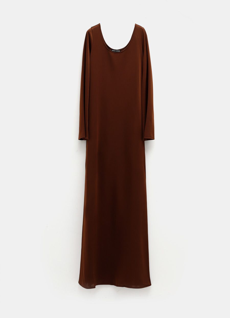 Wide Open Neck Dress