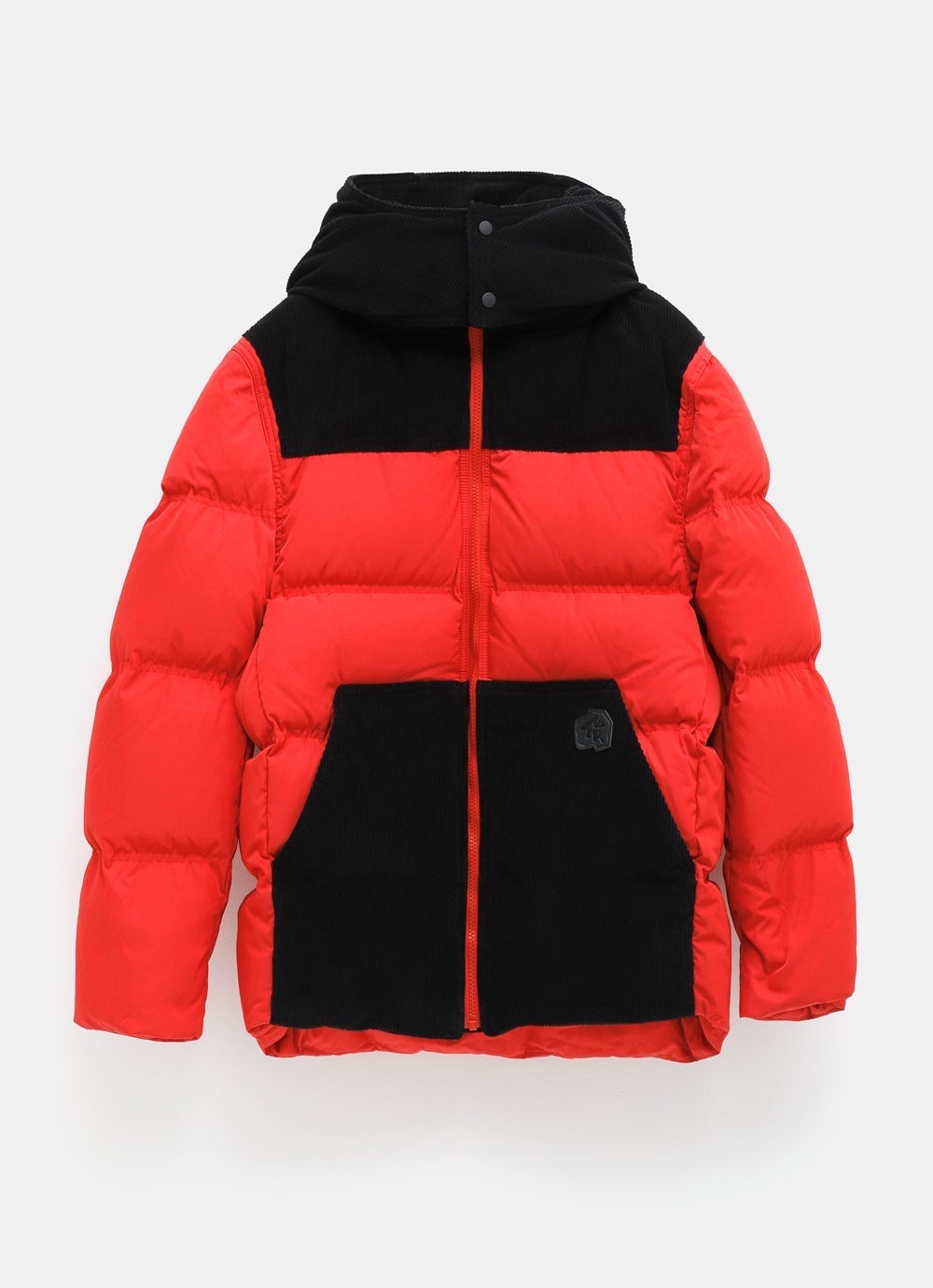 Color Block Puffer Jacket