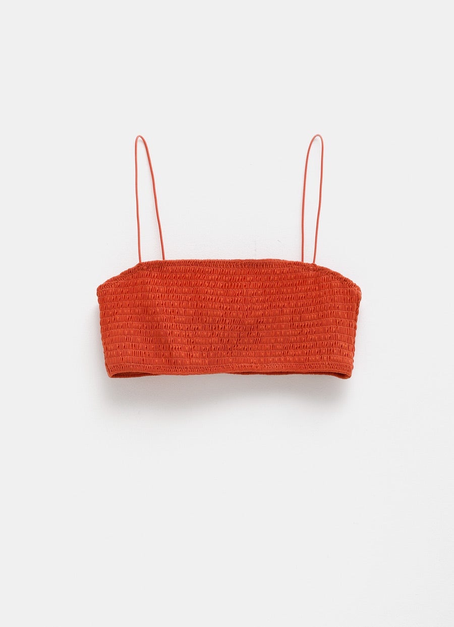 Smocked Bikini Top