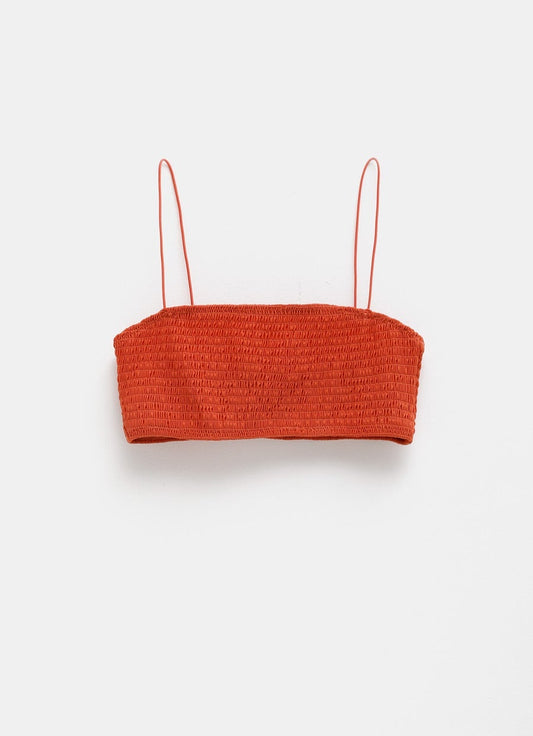 Smocked Bikini Top