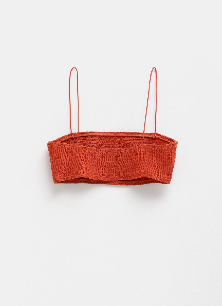 Smocked Bikini Top