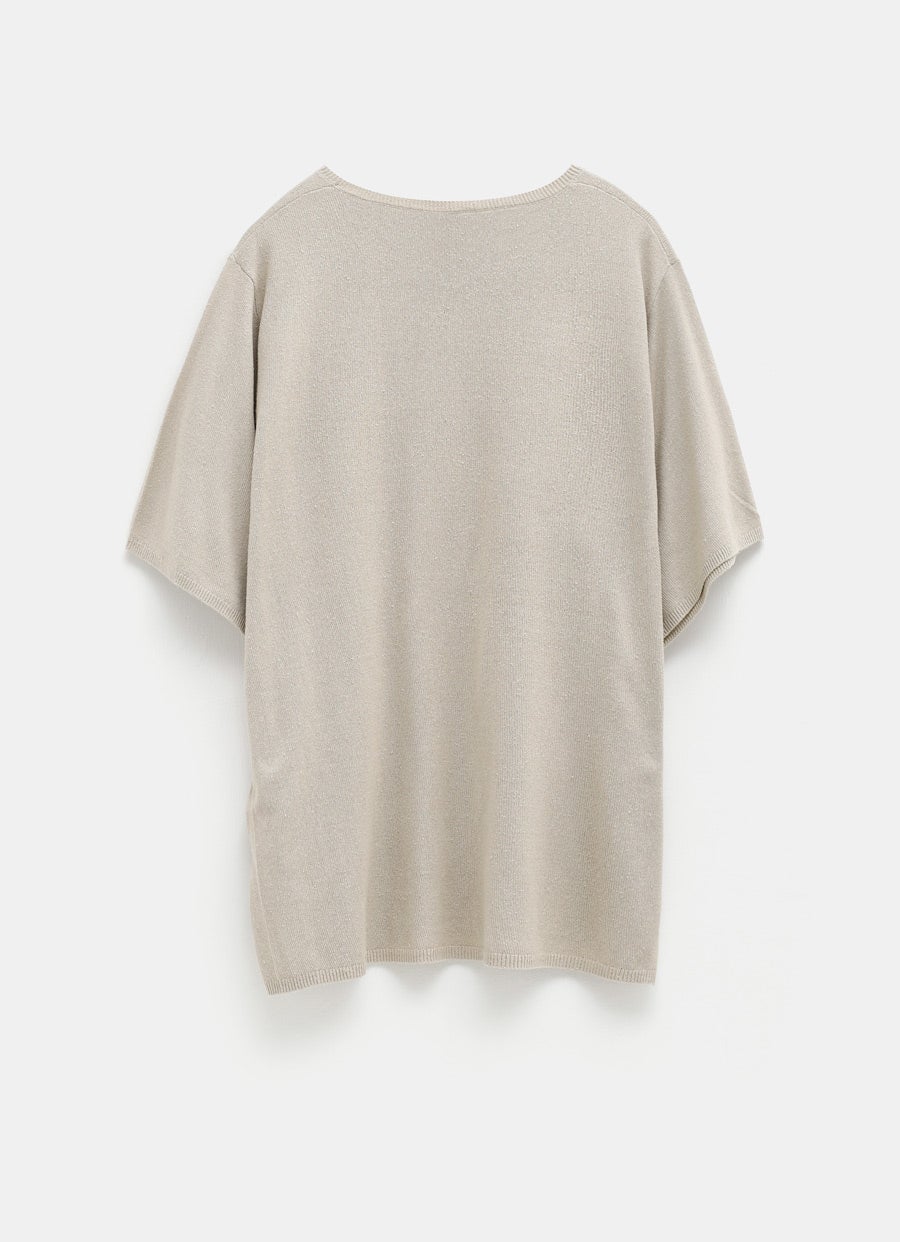 Oversized Mulberry Silk Tee