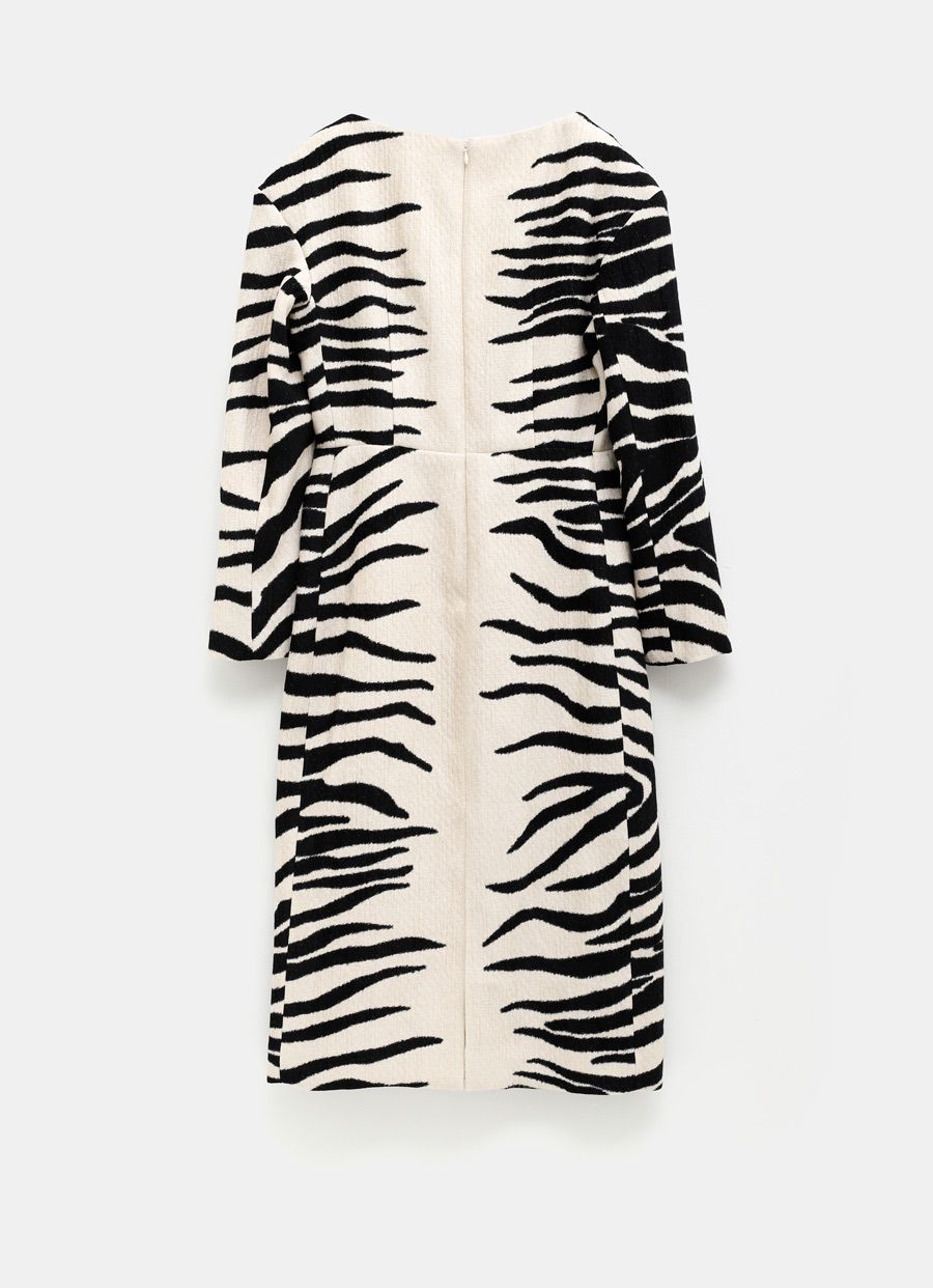 Zebra Midi Dress