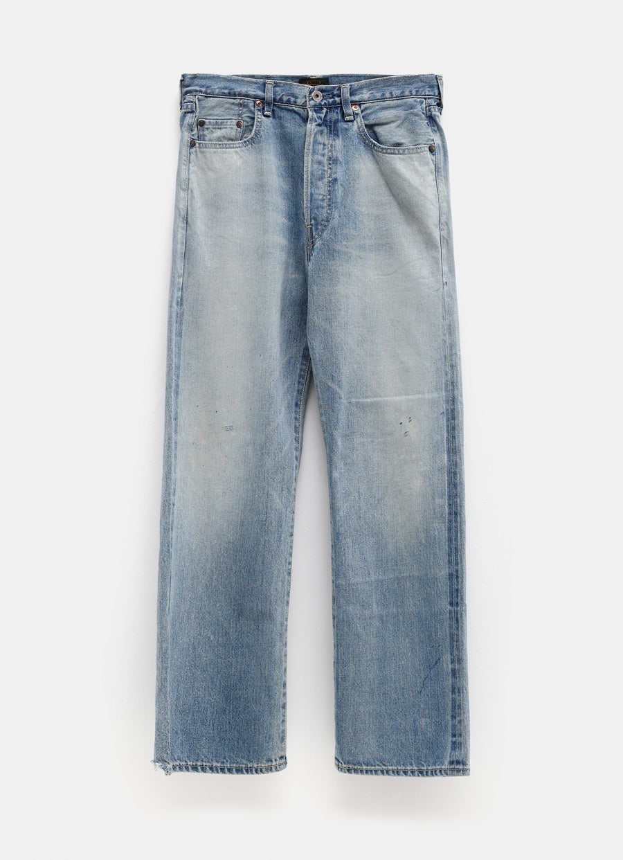 13.5oz Vintage Denim Wide Straight Cut