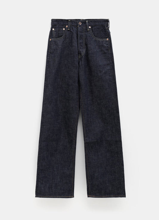 13.5oz Blue Denim Wide Straight Cut