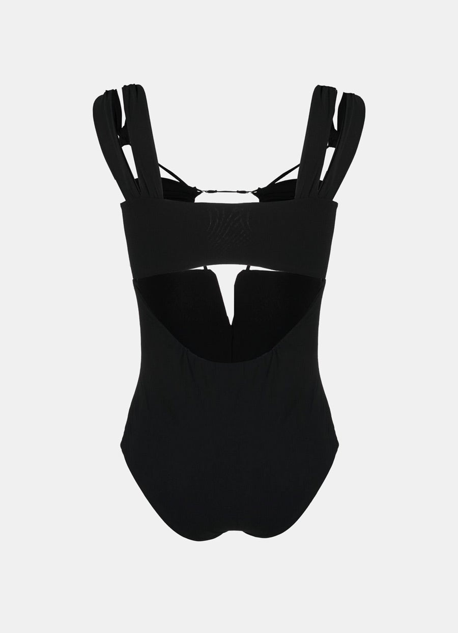 Gathered Bra Swimsuit