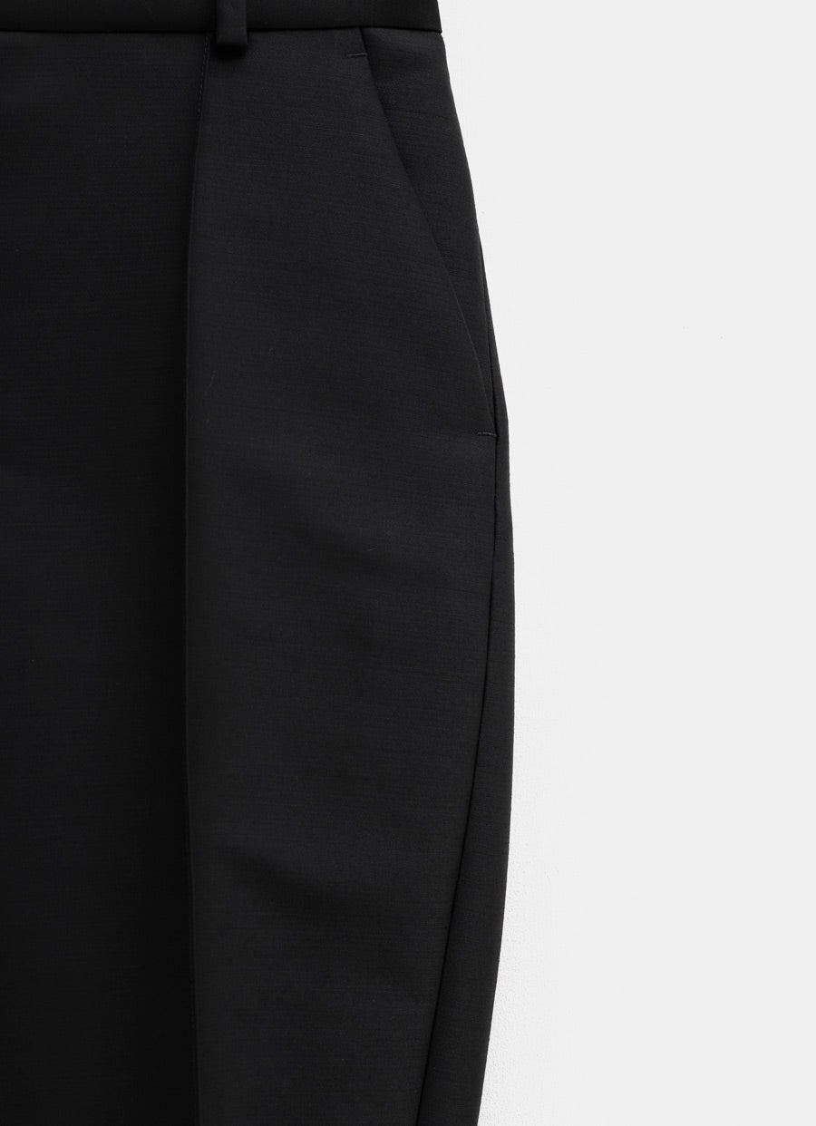 Sewn Pleat Evening Trousers