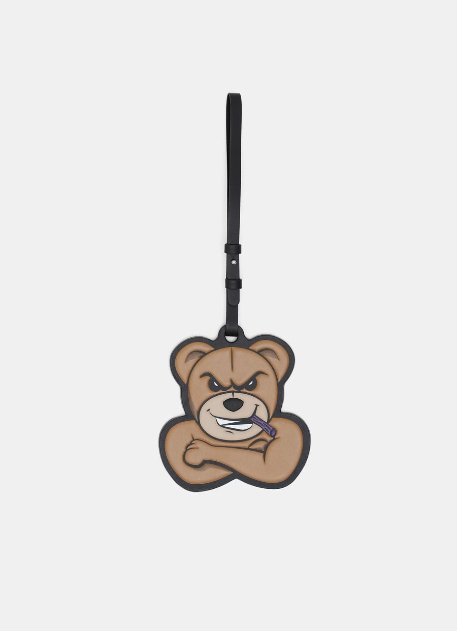 Bear Patch Bag Charm