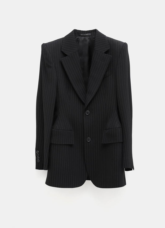 Hourglass Pinstripe Blazer