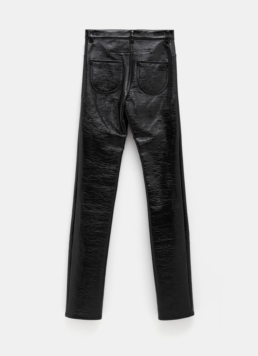 Vinyl Five Pockets Trousers