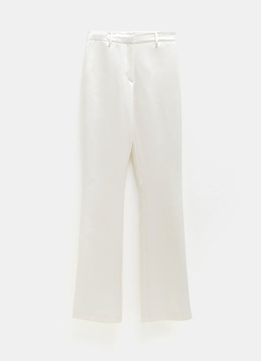 Wool Flare Trousers