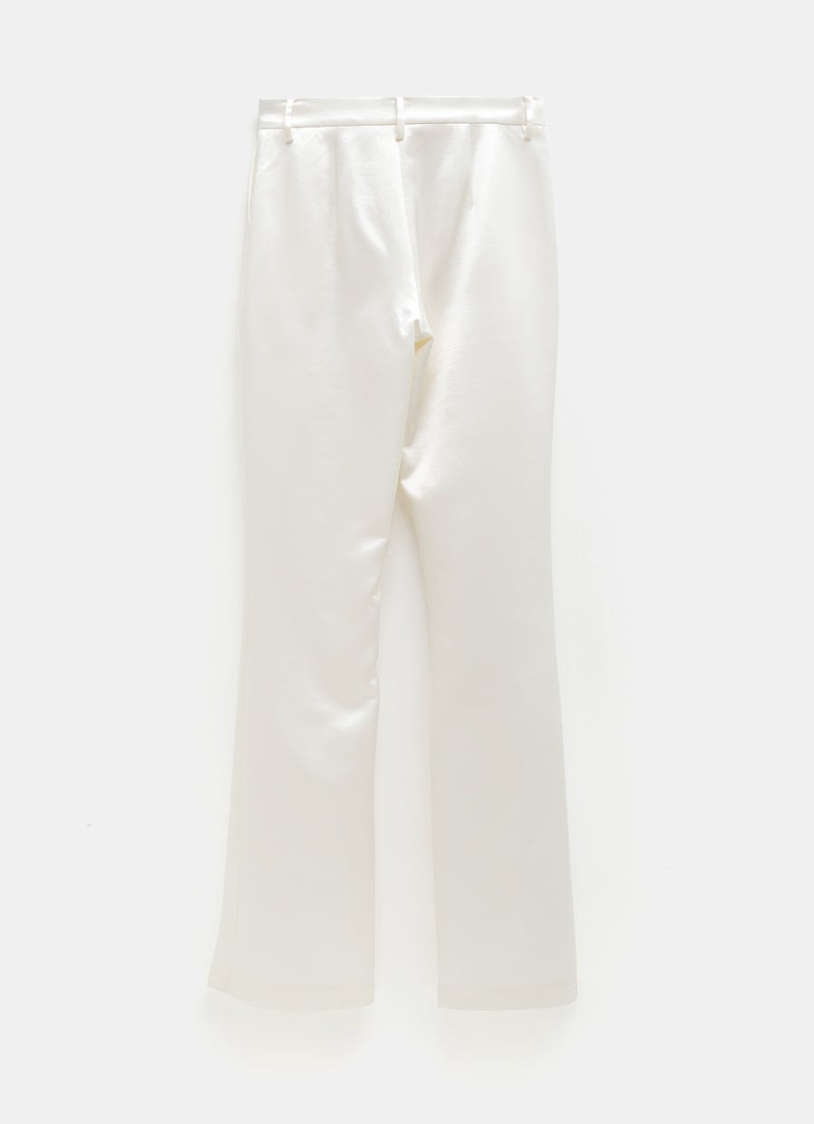Wool Flare Trousers