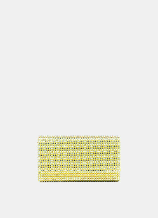 SuperAmini Paloma Clutch with Crystals