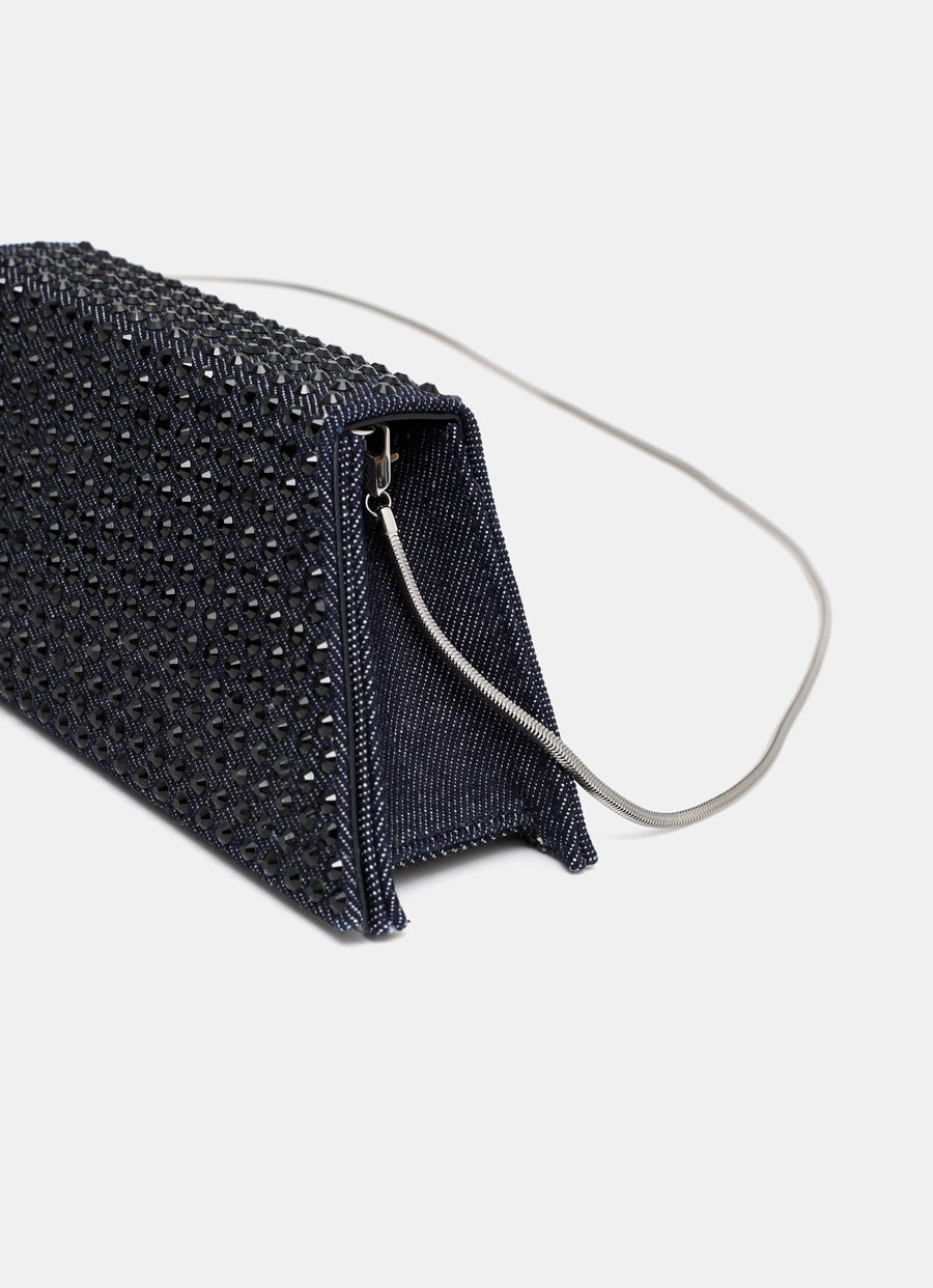 SuperAmini Yigit Clutch with Crystals