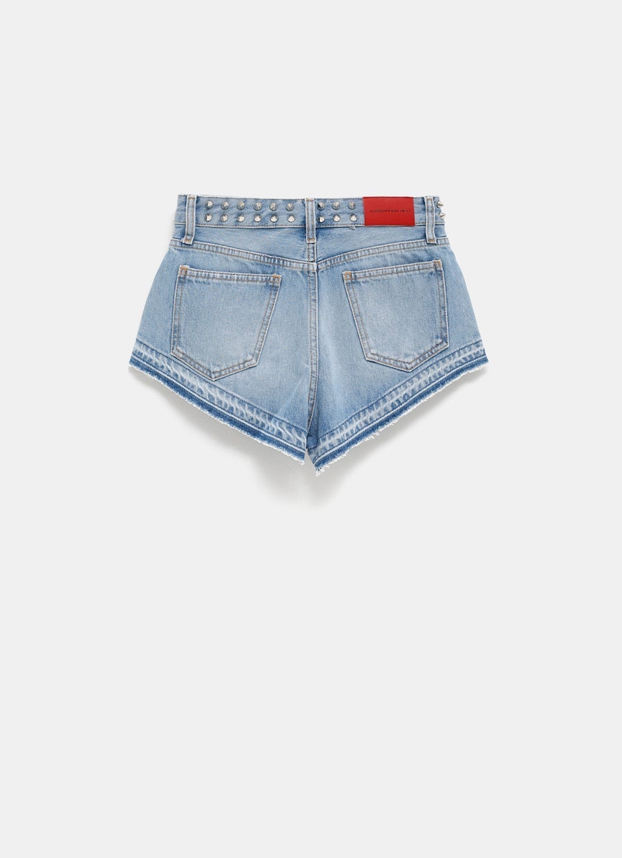 High Waisted Denim Shorts