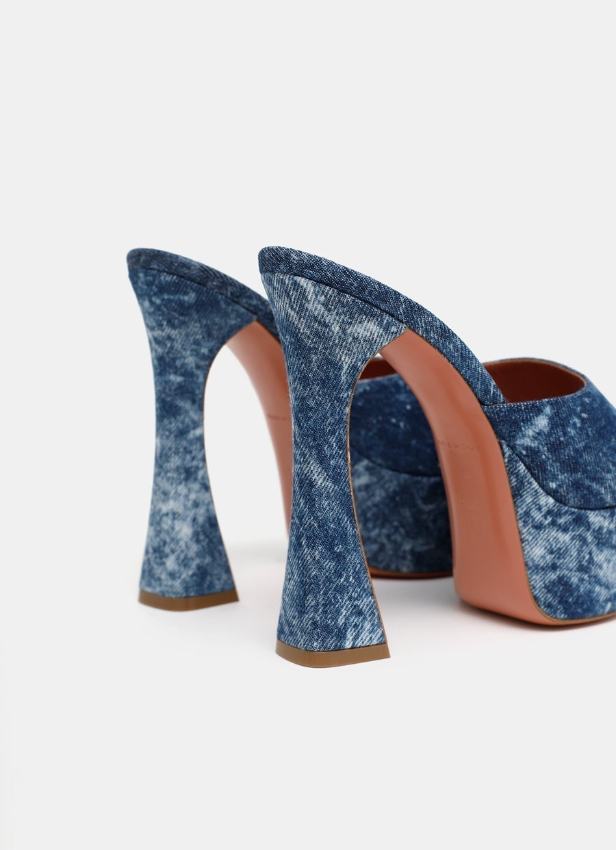 Dalida Denim Platform Sandal