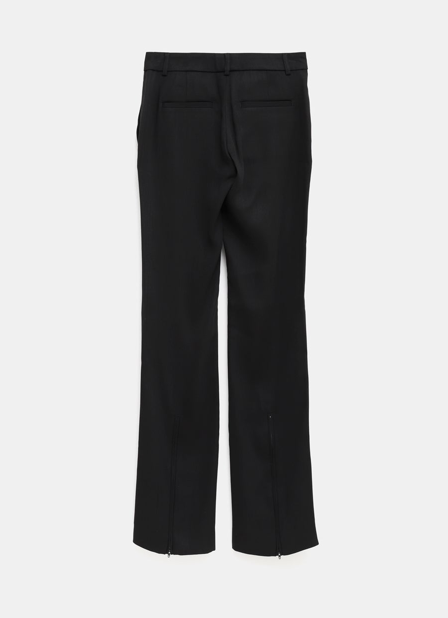 Tailored Wool Blend Trousers