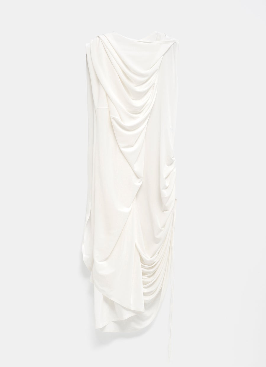 Draped Fluid Jersey Dress