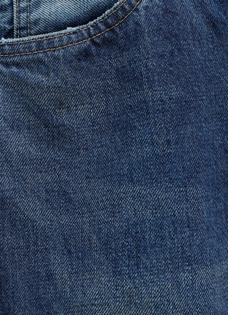 Used Denim Ankle Cut Jeans