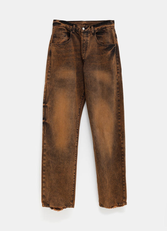 Acid Wash Batten Jeans