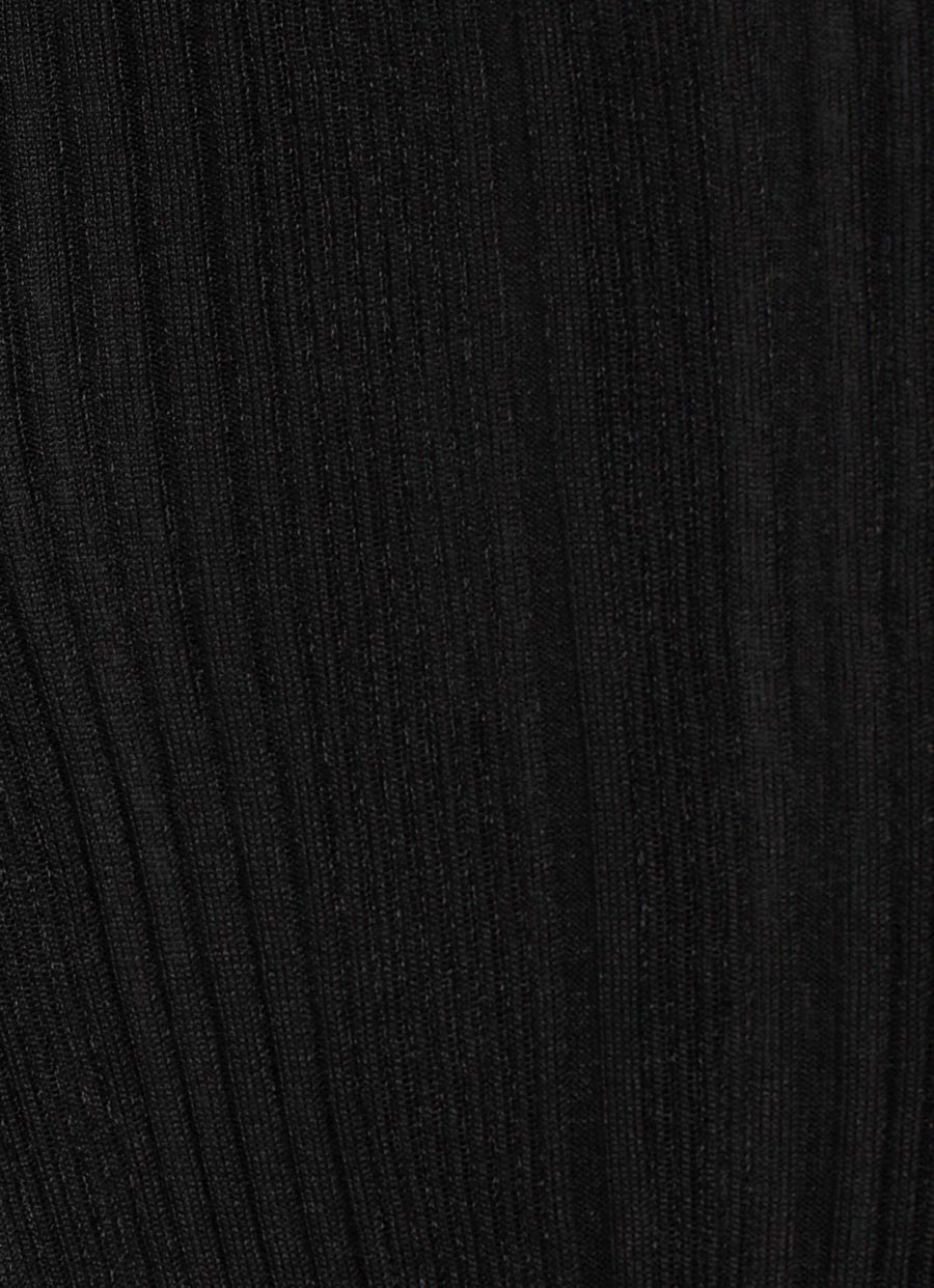 Turtleneck Sweater in Transparent Knit