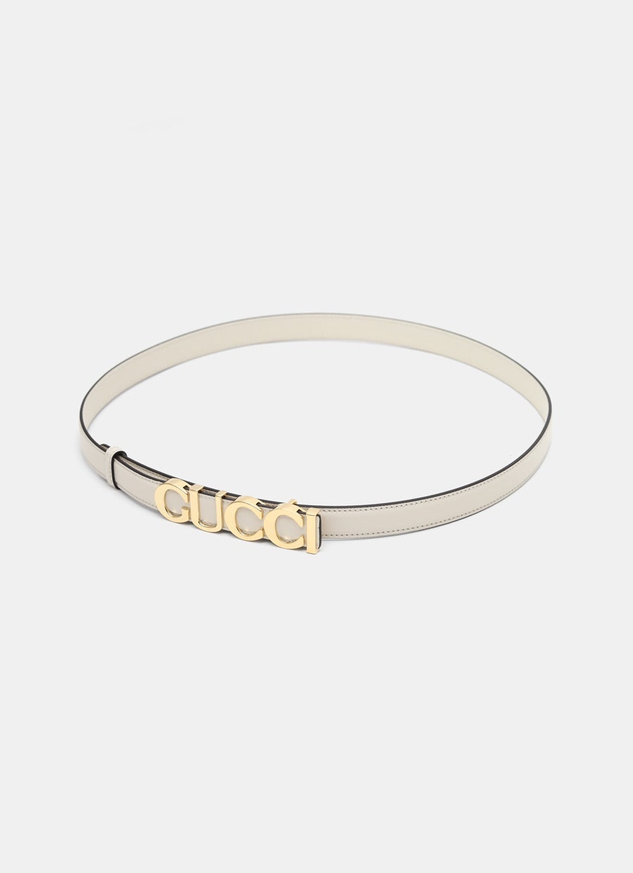 Gucci Buckle Thin Belt