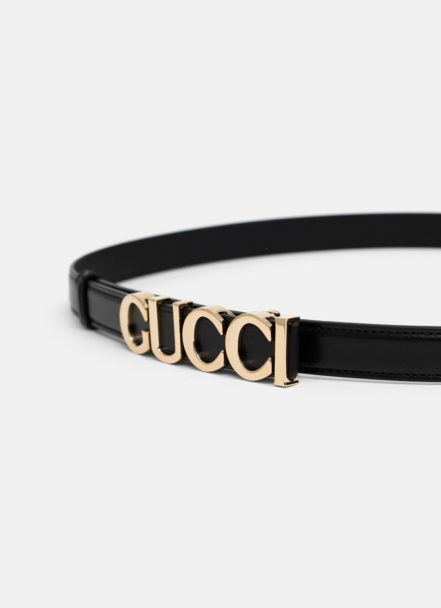 Gucci Buckle Thin Belt