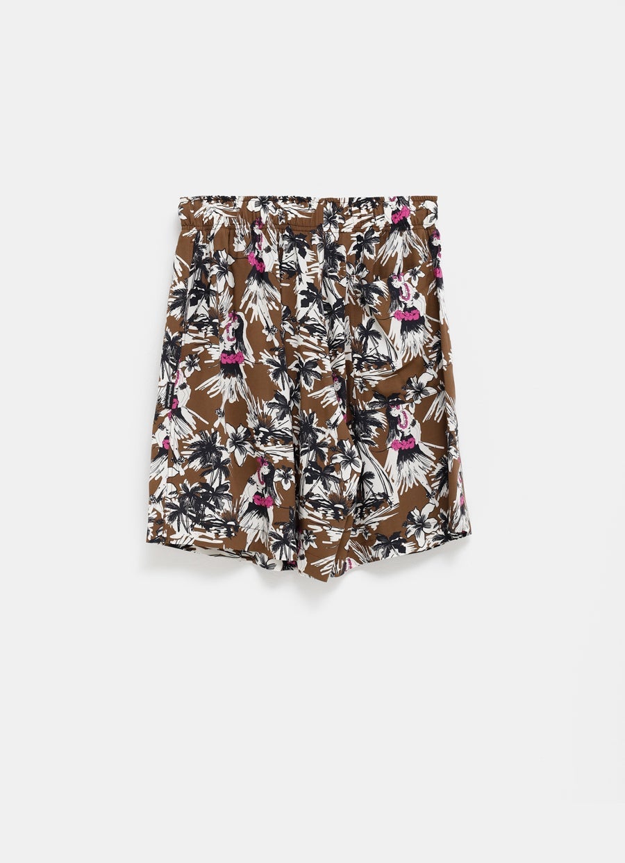 Hula Printed Shorts