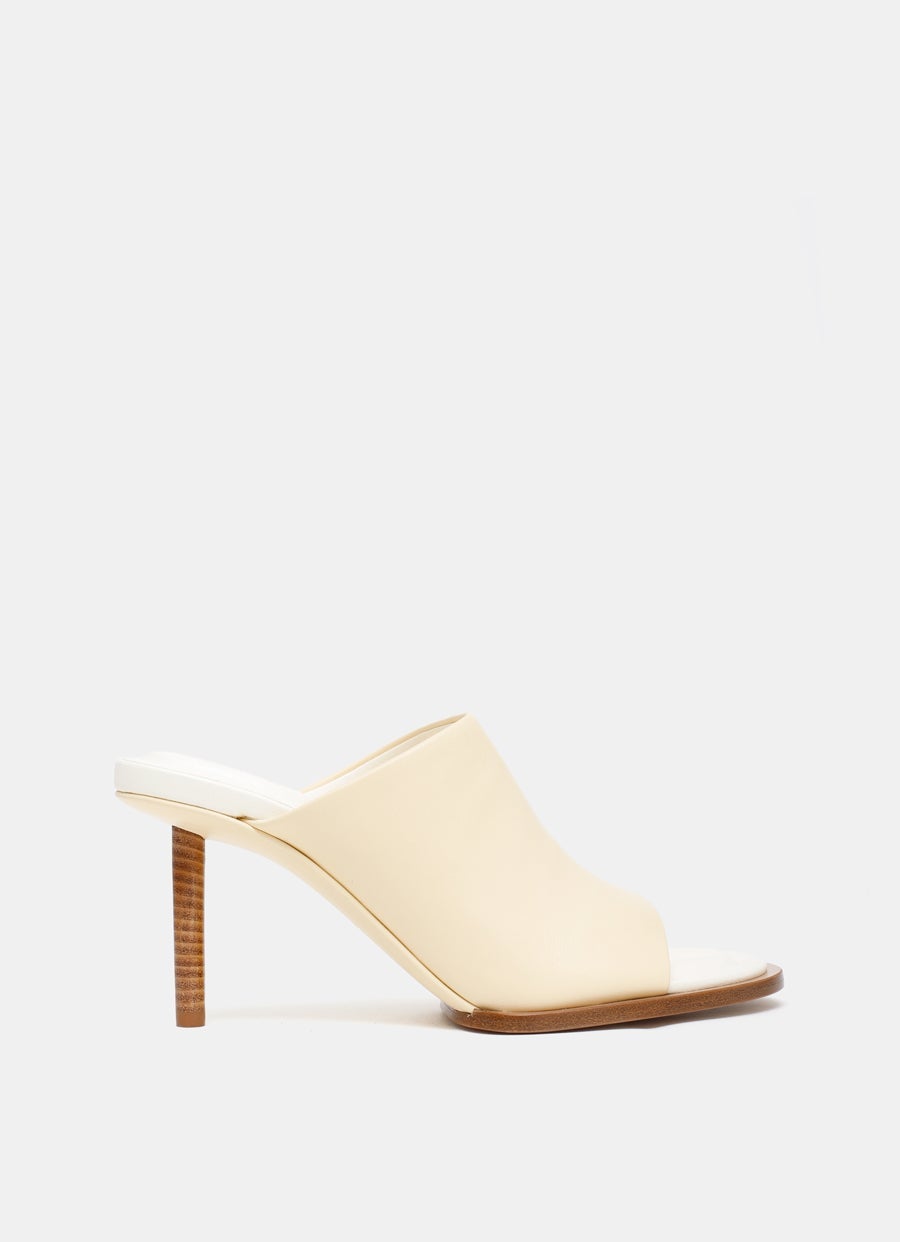 Les mules rond carré Sandals