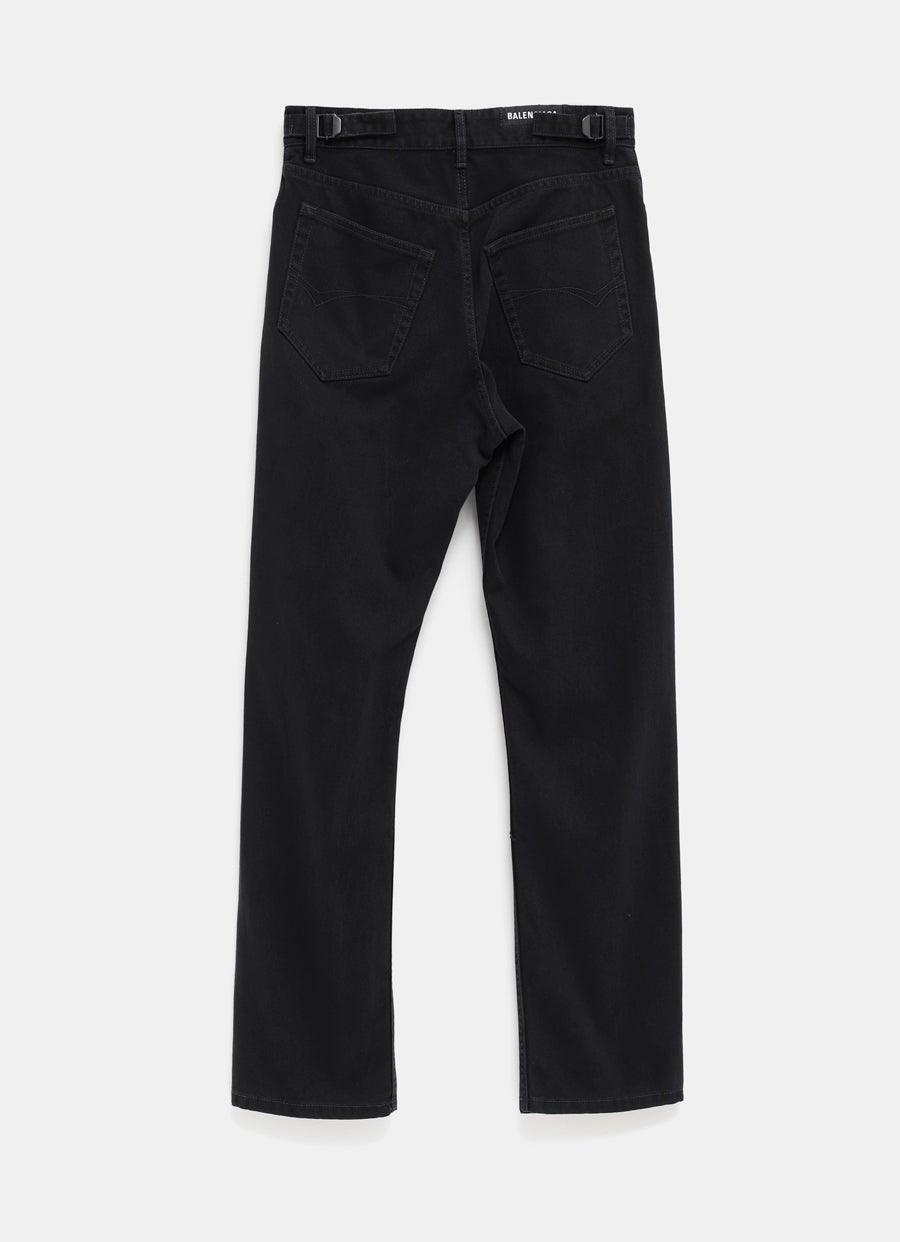 Loose Fit Buckle Pants