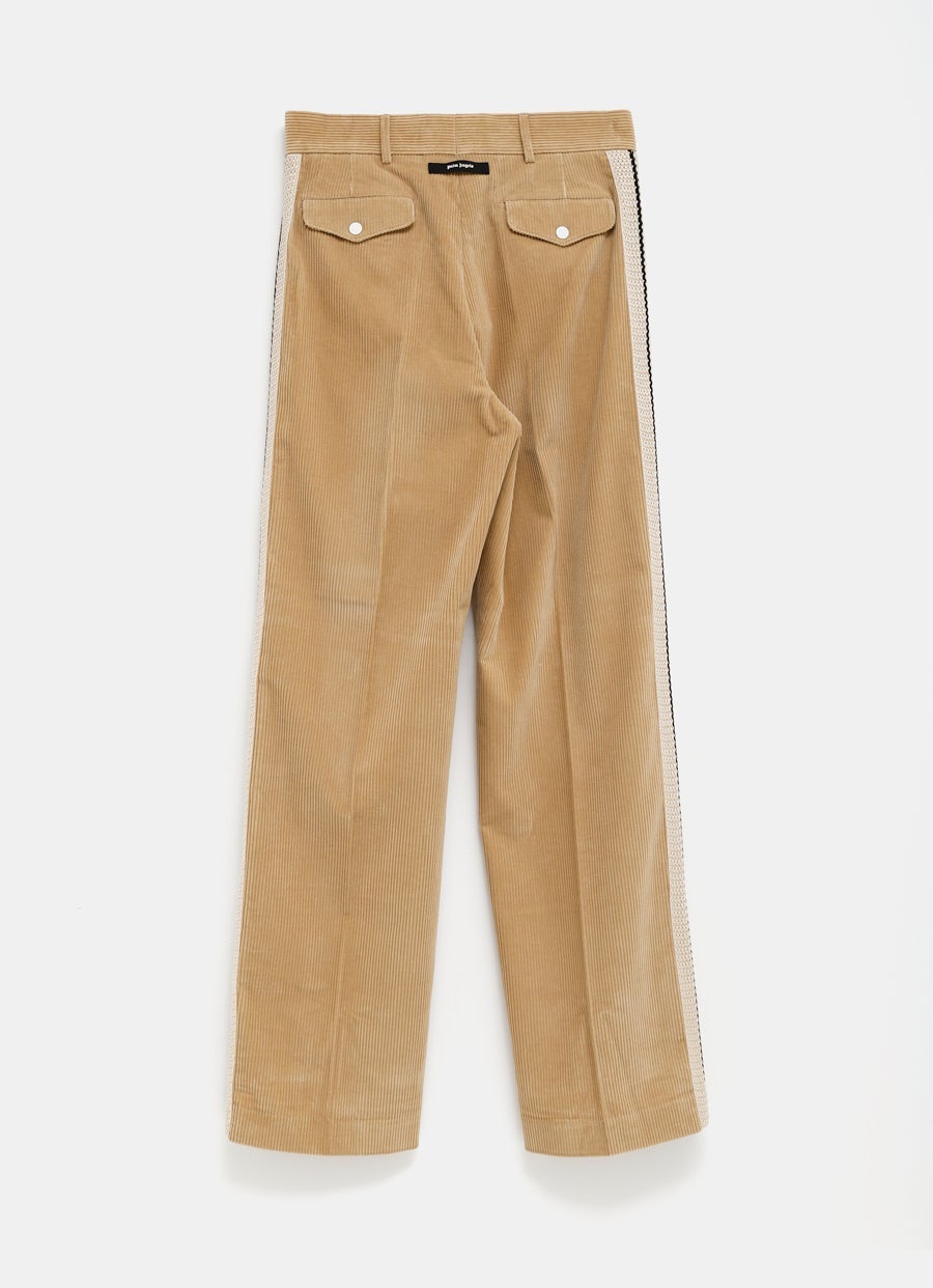 Corduroy Suit Tape Pants