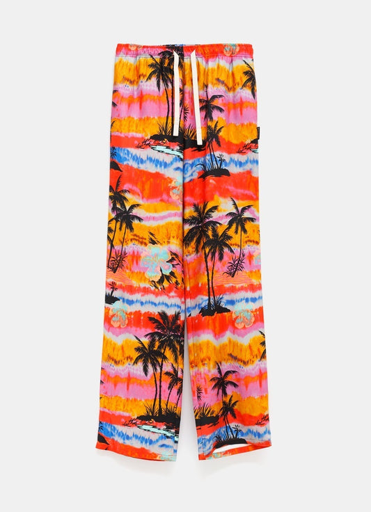 Psychedelic Palms Loose Pants