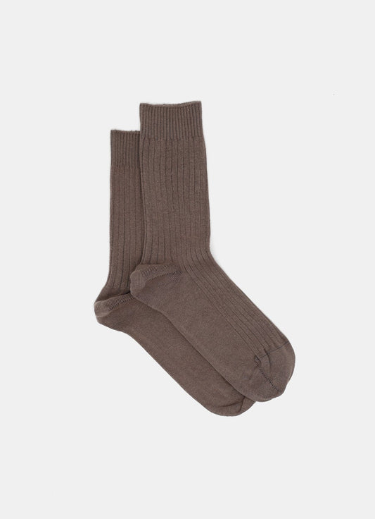 Rib Overankle Socks