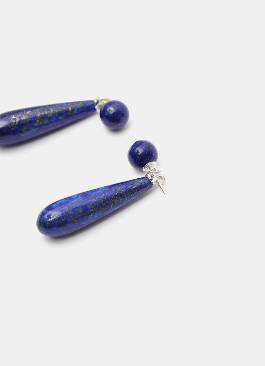 Small Angelica Earrings in Lapis