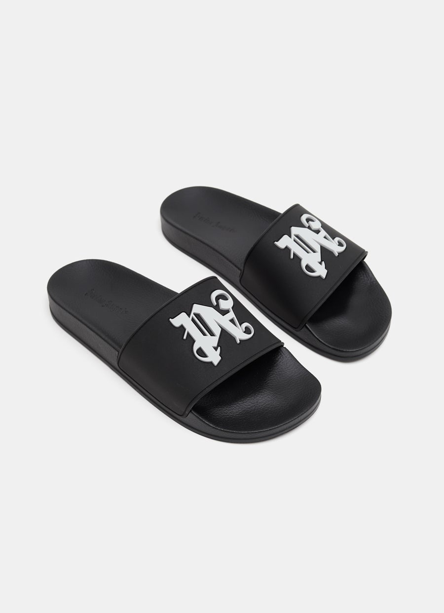 Monogram Pool Sliders