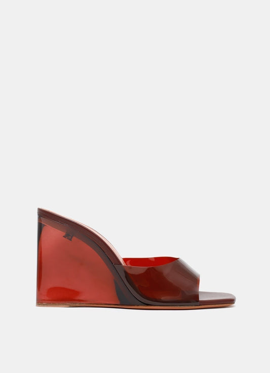 Lupita Glass Wedge Sandal