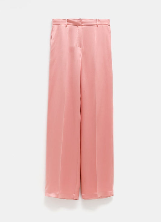 Silk Wide Trousers